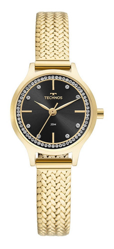 Relógio Feminino Technos Mini Dourado Original Com Nfe