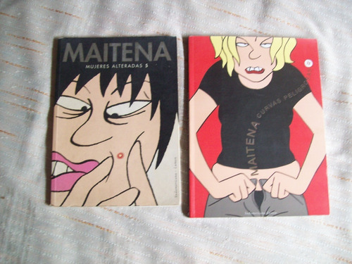Lote De 2 Libros Ilustrados De Maitena.