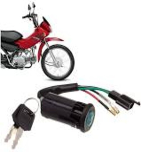 Interruptor De Chave Ignição Moto Honda Pop 100 Ano 07 A 15