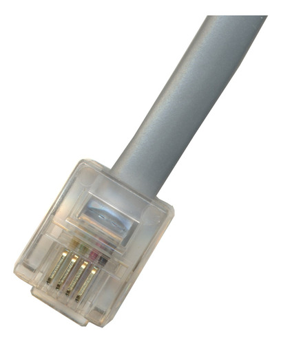 Riteav - Cable De Linea Telefonica Rj11 Macho A Rj11 Macho 6