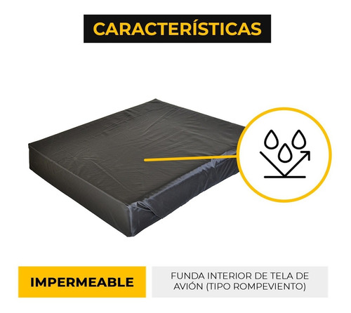 Imagen 8 de 8 de Cama Perro Colchones Para Perro 50x60 Espuma Summer Gatos