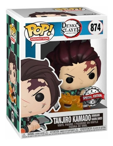 Funko Pop! - Demon Slayer - Tanjiro Kamado #874 - Esp. Edi.