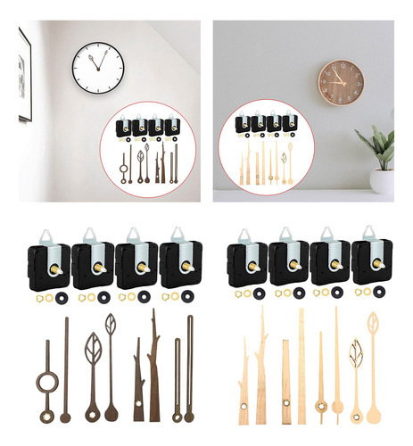 Reloj De Pared De Madera Contemporáneo Con Diseño