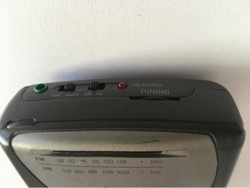 Imagen 5 de 7 de Radio Cassette Walkman Philips Estéreo Player - Aq656