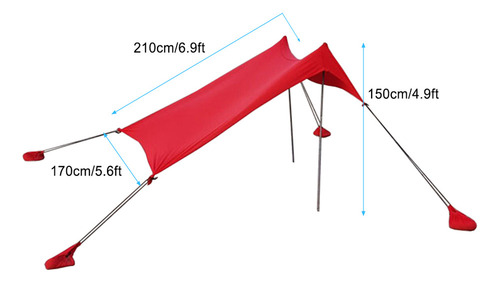 Carpa De Playa, Refugio, Playa, Camping, Sol, Bolsas De Aire
