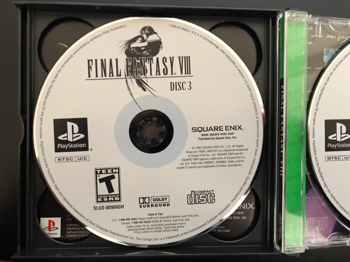 Final Fantasy Viii Para Playstation 1 Em Perfeito Estado
