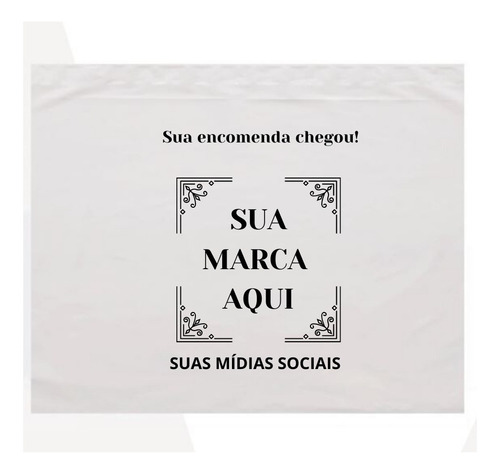 Envelope Correio Logo Logomarca Saco Logo Logo 70x50 100 Pçs