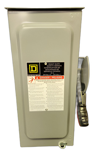 Interruptor De Seguridad 3 Polos 30 Amp Square D H221nrb