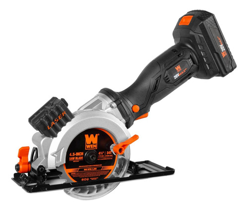 Wen 20v Max Mini Circular Sierra Circular Con Batería Y Carg