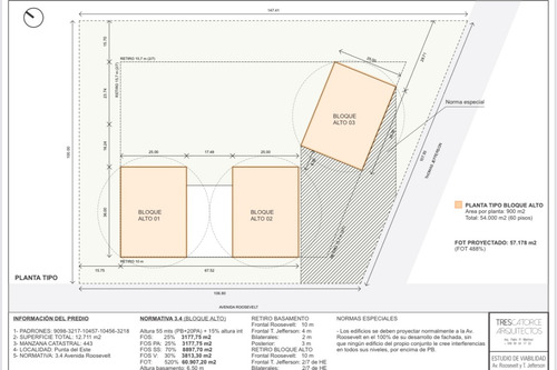 Terreno En Venta Para Edificio Av Roosevelt Parada 16
