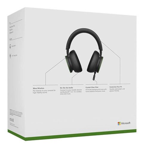 Audifonos Inalámbricos Xbox One Color Negro Color de la luz Negro