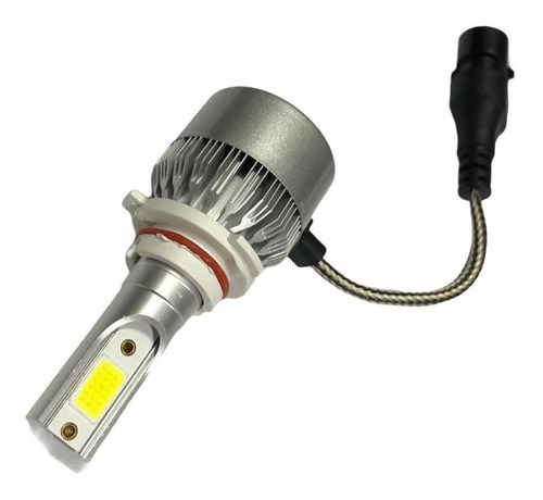 1x Foco Led Cob Chips 9006 Hb4 C6 Repuesto Luz Xenón 6000k