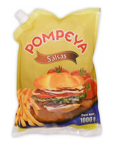 Salsa Piña Bolsa 1000g Pompeya Cj 12 - g a $9