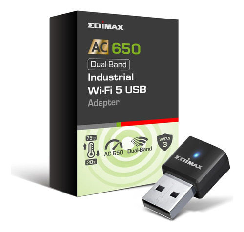 Edimax Wi-fi 5 802.11ac Adaptador Usb De Red Inalambrica De