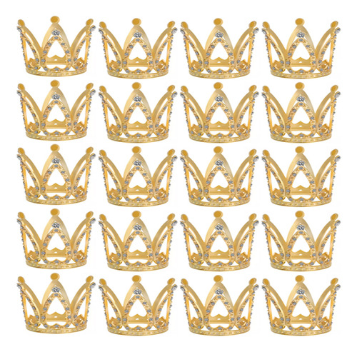 Diadema Completa Con Forma De Corona De Reina De 20 Pcs