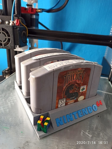 Game Holders Para N64 (logo En 3d)