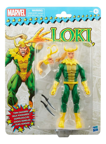 Legends Series Loki - Figura De Acción De Embalaje Retro D.