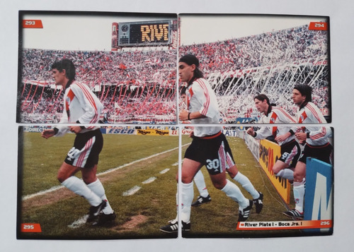 Figuritas Futbol Argentino 2001 River Plate X 4 ( Escena )