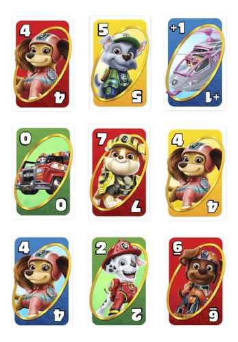 Cartas Uno Clasico Paw Patrol Juego De Mesa