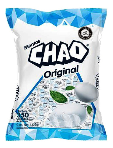 Mentas Masticables Chao 350 Unds - Unidad a $96