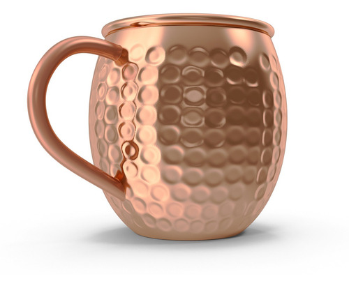 Imagem 5 de 7 de 4 Caneca Copo Moscow Mule 500ml Cobre + 4 Canudo Brinde Inox