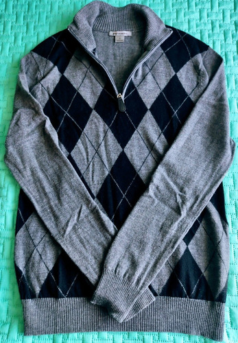 Talla S Sweater Johnston & Murphy 100% Lana Merino Talla S Sweater Johnston & Murphy 100% Lana Merino