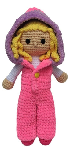 Muñeca Tejida A Mano Técnica Crochet