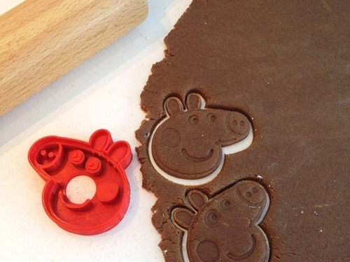 Moldes Cortador De Peppa Pig Para Galletas Y Fondant Tortas