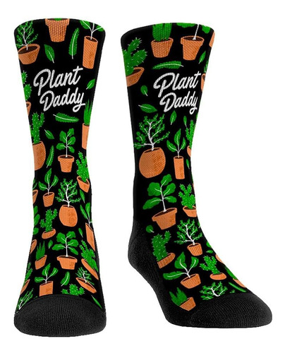 Rock Em Plant Lover Plant Parent Novedad Calcetines Plant Da