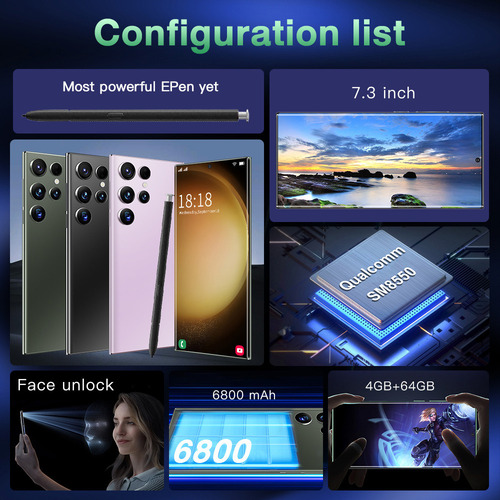 Smartphone S23 Ultra De 7,3 Pulgadas Con Lápiz Integrado 16