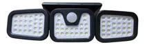 Comprar Lámpara Led Solar Sensor Movimiento Reflector 3 Luz Exterior