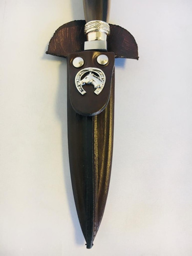 Imagen 5 de 5 de Cuchillo Artesanal Tehuelche 12,5 Cm/acero Inox 440 Y Alpaca