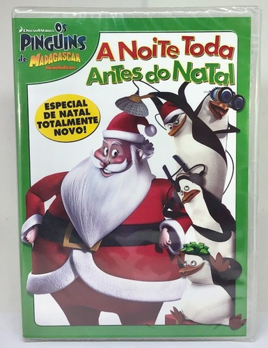 Pinguins De Madagascar A Noite Antes Do Natal Dvd Lacrado
