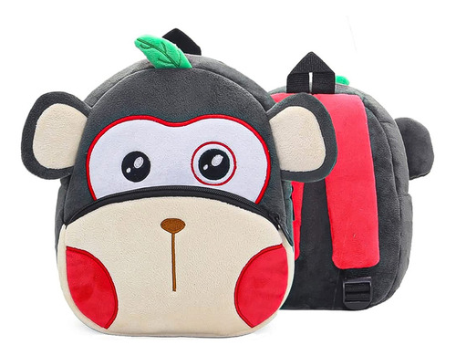 Mochila Bolso Escolar Mono Jardín De Infancia Niños