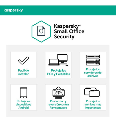 Licencia Kaspersky Small Office 5 Pcs 1 Server 1 Año 