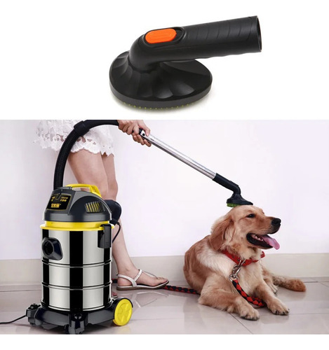Cepillo Quita Pelo Mascotas Perro Con Adaptador Aspiradora