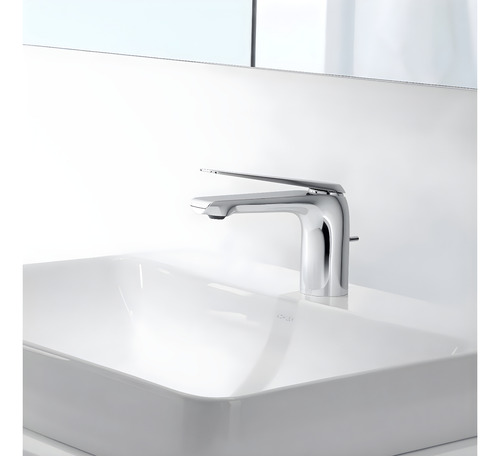 Cuba Kohler Vox De Sobrepor Retangular Com Mesa Furo Branca