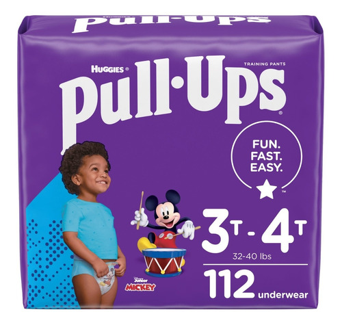 Huggies Pull Ups 3t - 4t X 20 Unidades Para Varon