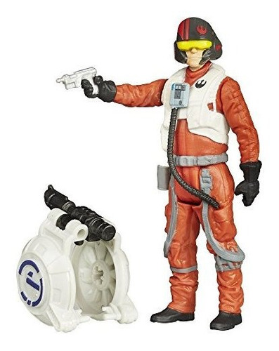 Figura De Acción Star Wars 3.75  Heroe Secundario Naranja