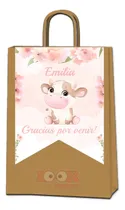 Comprar Kit Imprimible Candybar Vaquita Vaca Rosa 100% Editable