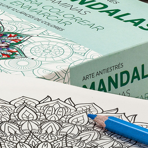 Mandalas Para Pintar C/ Lapices Original Ruibal Envío Gratis