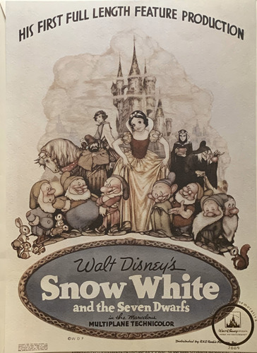 Coleccionable. Litografía Conmemorativa (2009) De Snow White