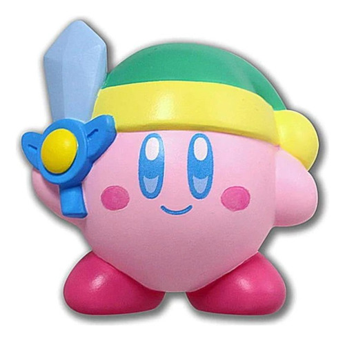 Kirby's Dream Land Manmaru Soft Vinyl Figure - Kirby Sword