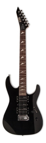 Guitarra eléctrica LTD Exclusives MT-130 de tilo black con diapasón de palo de rosa