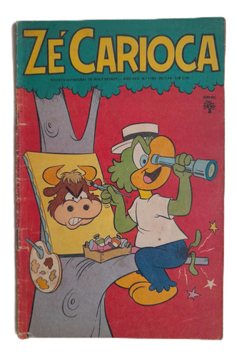 Revistinha Zé Carioca N°1185 Editora Abril Ano 1974