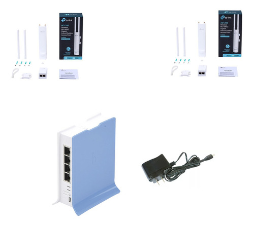 Kit Mesh 500 Metros Wifi Dual 2.4ghz 5ghz Inalambrica Malla