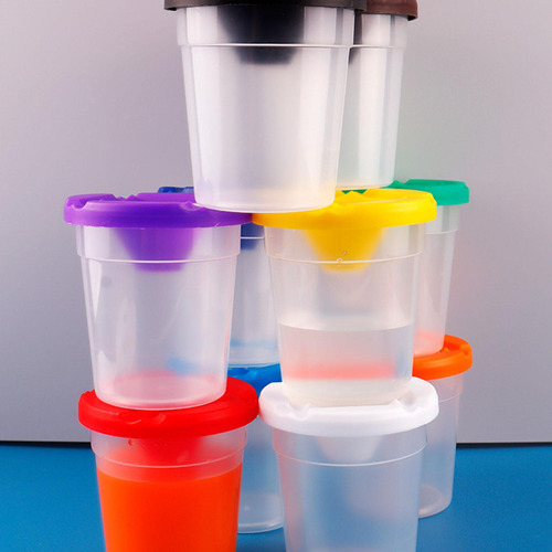 Vasos Para Pintura A Prueba De Derrames, Suministros De Arte
