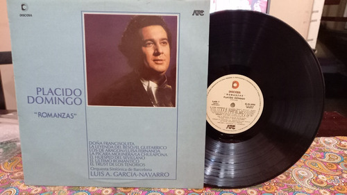 Placido Domingo Romanzas Lp Vinilo Como Nuevo Nm