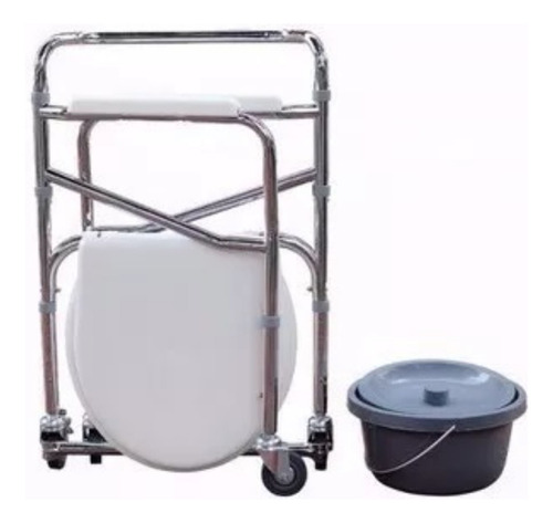 Baño Portátil Wc Plegable Con Ruedas Pro