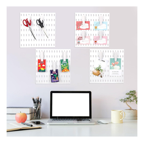 Fulmoon 20 Pcs Pegboard Accessors Clips Clips De Tablero De